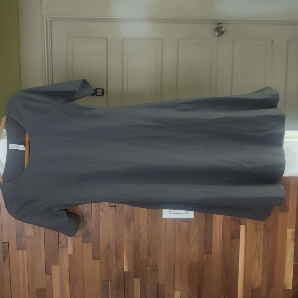 Zenana Premium Charcoal Midi Dress Size Small
